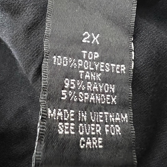 I.N. Studio Women's Paisley Sleeveless Blouse Size 2X - Picture 7 of 16